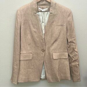NWT Veronica Beard Upcollar Dickey Jacket Blazer Sz 4